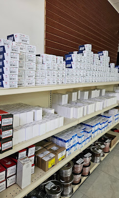 Motors & Capacitors on shelves